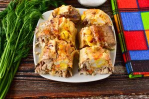 Рулет из скумбрии с яйцом Рулет из скумбрии с яйцом