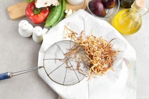 Салат с картошкой фри