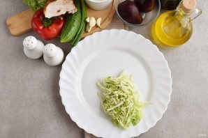 Салат с картошкой фри