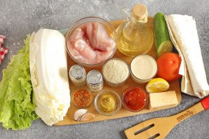 Сэндвич ролл с курицей