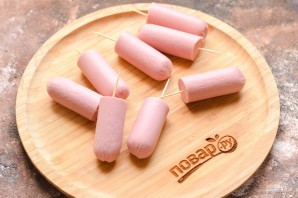 Сосиски в кукурузном кляре