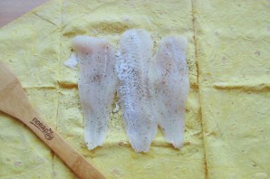 Судак запеченный в лаваше