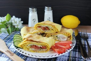 Судак запеченный в лаваше