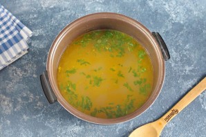 Суп из кролика в мультиварке