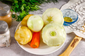 Суп из патиссонов