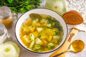 Суп из патиссонов