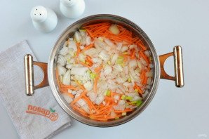 Суп из шпината с сыром