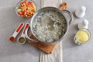 Суп с кускусом