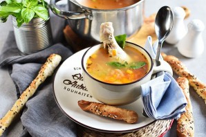 Суп с кускусом