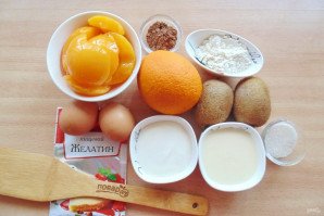 Торт "Фруктовая горка"