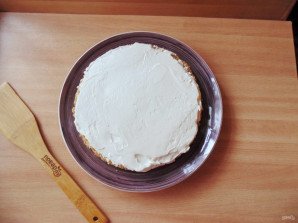 Торт со сливками и ананасами