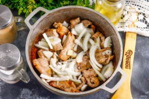 Тушеная картошка с козлятиной