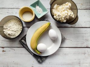 Творожная запеканка с бананом в микроволновке Творожная запеканка с бананом в микроволновке