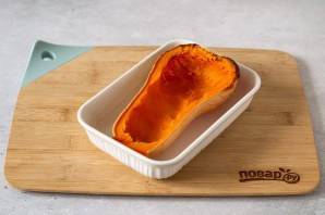 Тыква фаршированная киноа