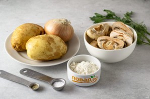 Вегетарианский картофельный рулет