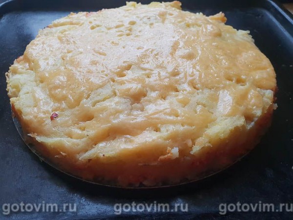 Запеканка из картофельного пюре с куриным фаршем Запеканка из картофельного пюре с куриным фаршем
