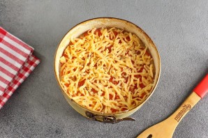 Запеканка из вареной курицы