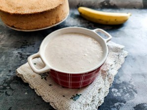 Банановый крем для бисквитного торта Банановый крем для бисквитного торта