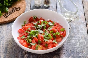 Брускетта в духовке Брускетта в духовке