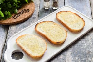 Брускетта в духовке Брускетта в духовке