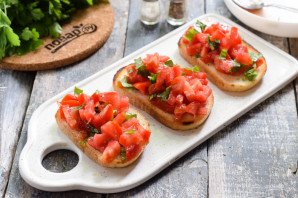 Брускетта в духовке