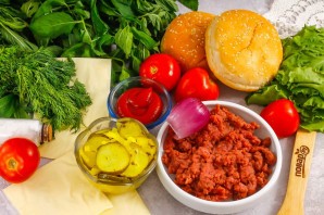 Бургеры на электрогриле