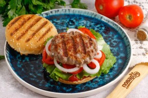 Бургеры на электрогриле