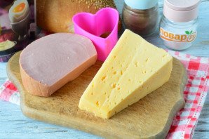 Бутерброды в виде сердца