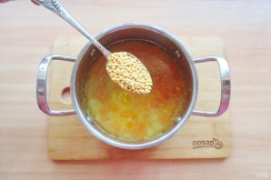 Греческий суп с чечевицей