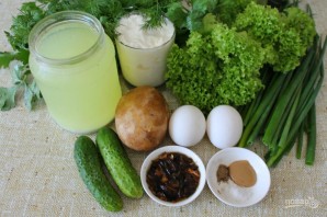 Грибной холодный суп Грибной холодный суп