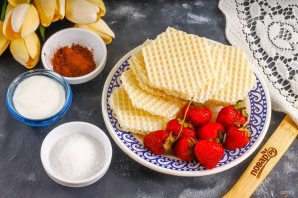 Клубничные конфеты