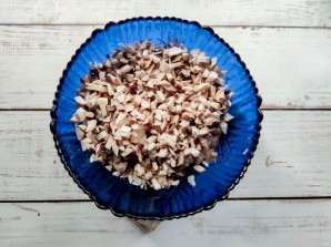 Куриные оладьи с грибами