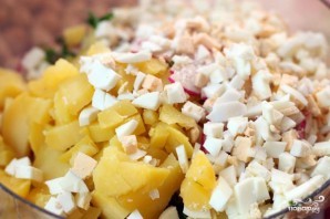 Окрошка на минеральной воде Окрошка на минеральной воде