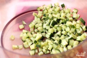 Окрошка на минеральной воде Окрошка на минеральной воде