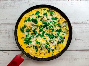 Омлет с брюссельской капустой