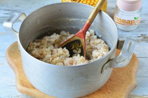 Овсяная каша с бананом и медом