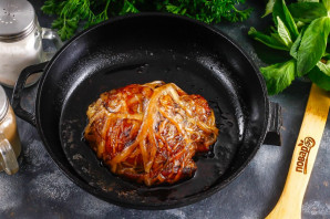 Печень в жировой сетке в духовке