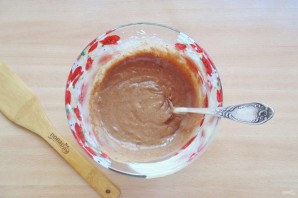 Пирог "Зебра" с вишней