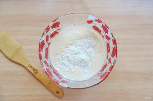 Пирог "Зебра" с вишней