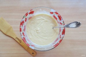 Пирог "Зебра" с вишней