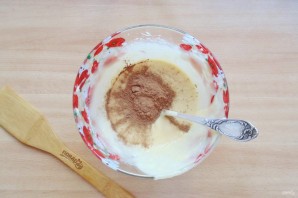 Пирог "Зебра" с вишней