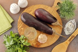 Постная закуска из баклажанов