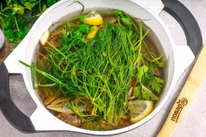 Раки с лимоном