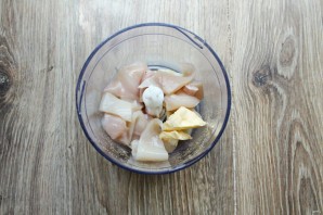 Рыбные котлеты с кальмарами