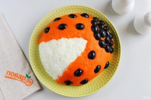 Салат "Божья коровка"