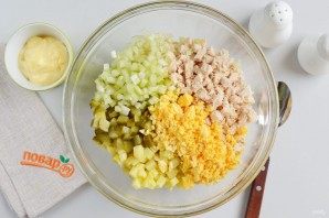 Салат "Божья коровка"