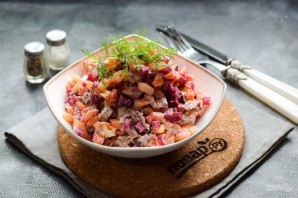 Салат "Гренадер" с говядиной Салат "Гренадер" с говядиной