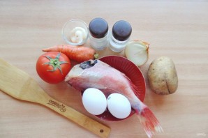 Салат из морского окуня