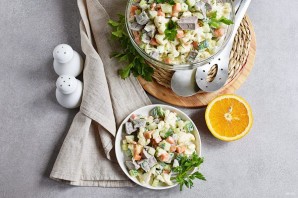 Салат со свиным языком