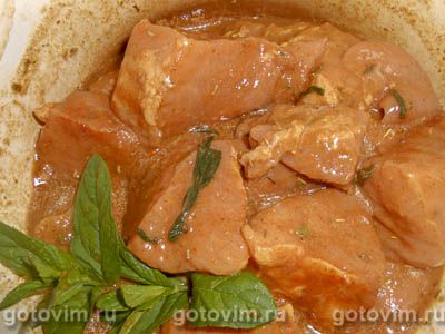 Шашлык из говядины в маринаде из апельсина, лайма и грейпфрута Шашлык из говядины в маринаде из апельсина, лайма и грейпфрута